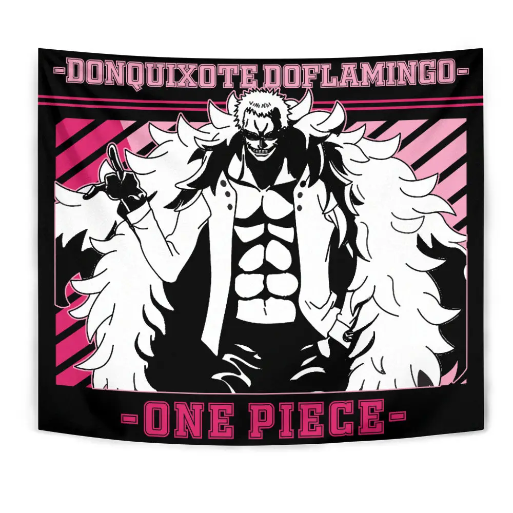 Donquixote Doflamingo Tapestry Custom Anime Room Wall Decor