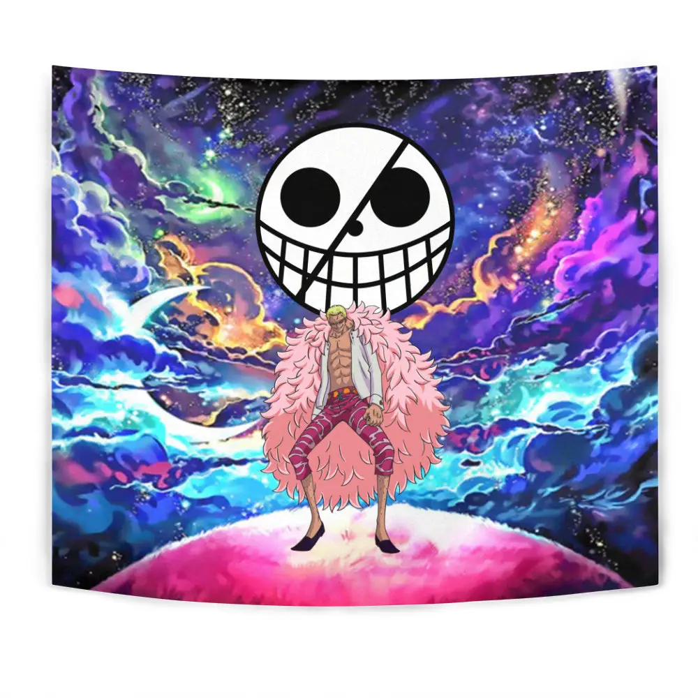 Donquixote Doflamingo Tapestry Custom Galaxy Anime Wall Decor
