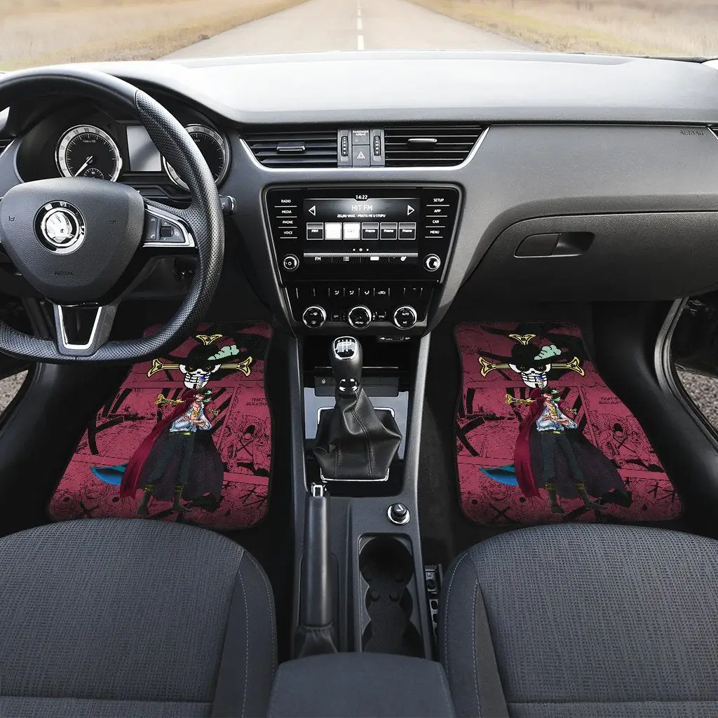 Dracule Mihawk One Piece Car Floor Mats Manga Mixed Anime