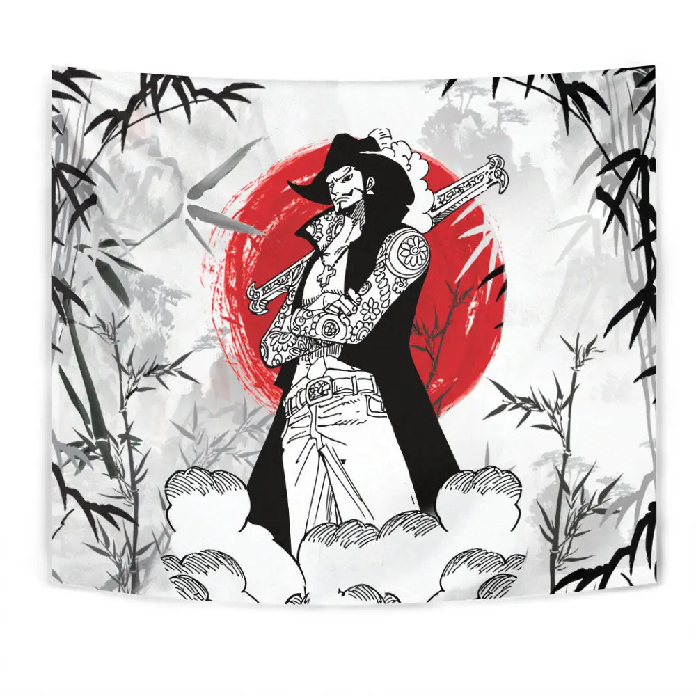 Dracule Mihawk Tapestry Custom Anime Wall Decor