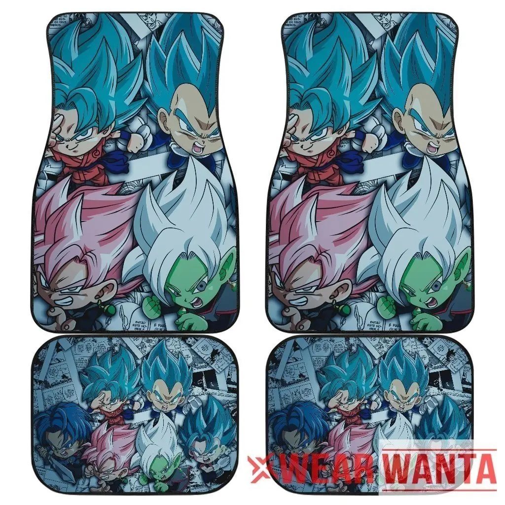 Dragon Ball Car Floor Mats Anime Custom Idea NH1911