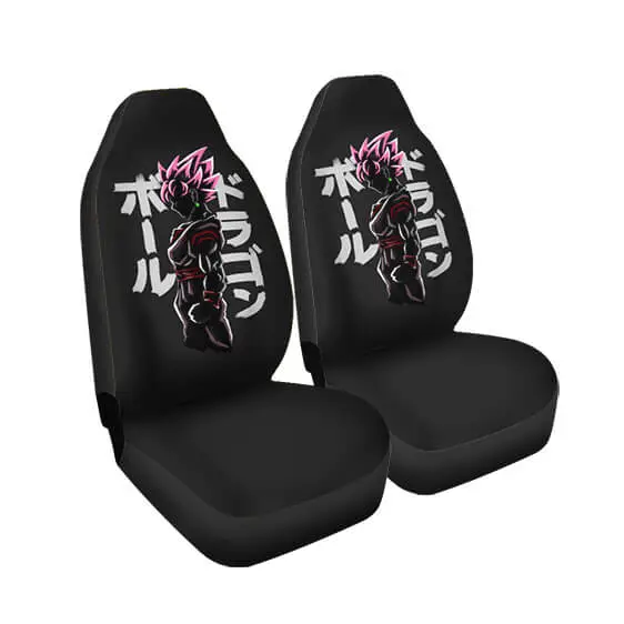 Dragon Ball Epic Goku Saiyan Rose Black Car Seat Cover
