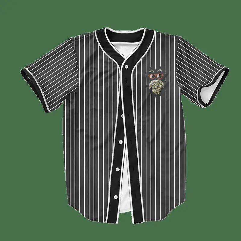 Dragon Ball Z Master Roshi Weed Beard Art Baseball Jersey