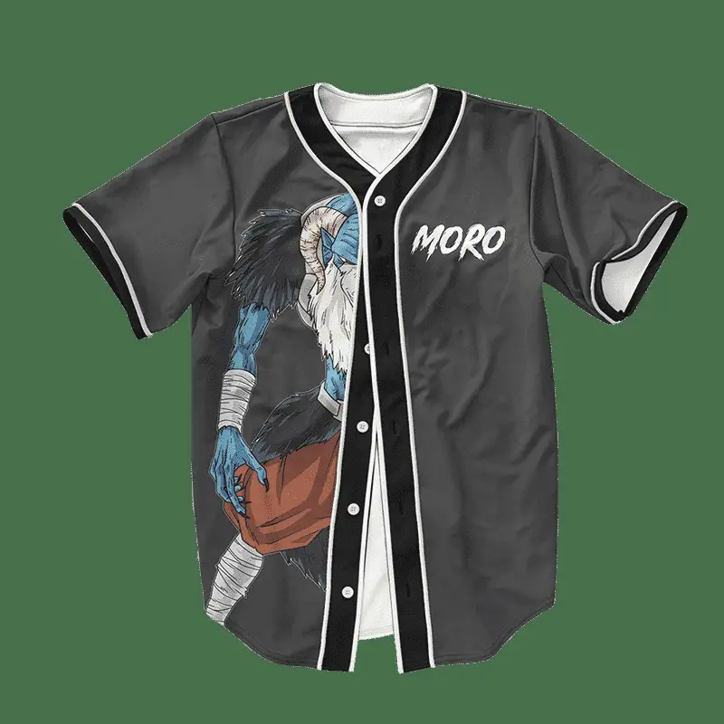 Dragon Ball Z Planet Eater Moro Art Dope Baseball Jersey