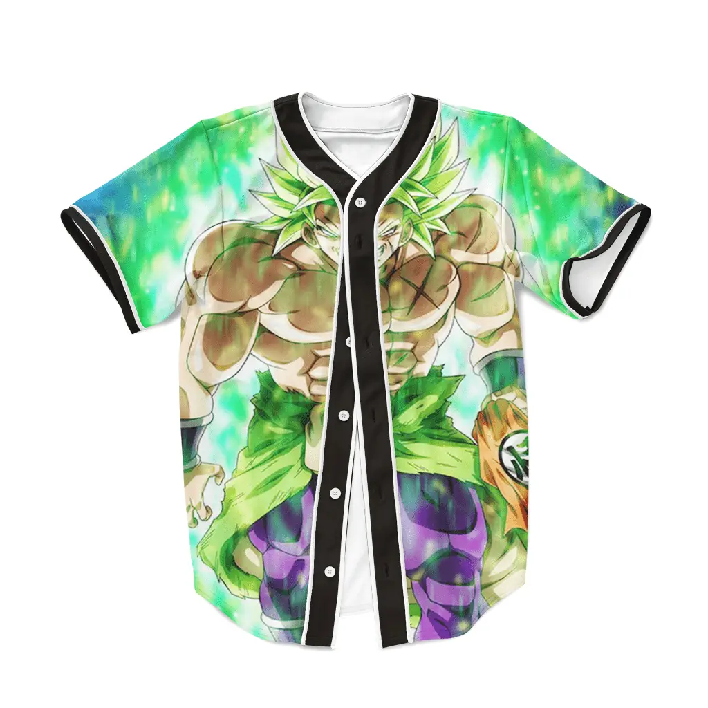 Dragon Ball Z Strong Legendary Saiyan Broly Baseball Jersey