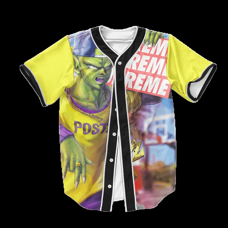 Dragon Ball Z Supreme Postboy Piccolo Baseball Jersey