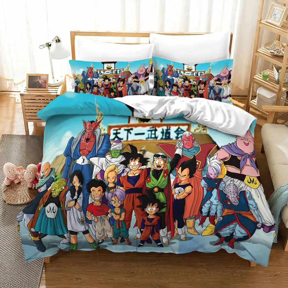 Dragon Ball Z Tournament Fighters Group Bed Set