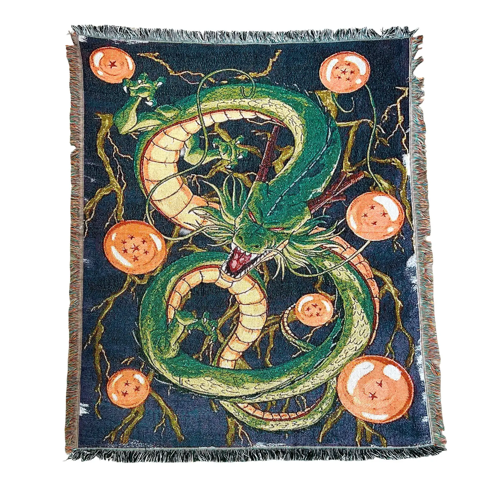 Dragon Woven Tapestry Blanket
