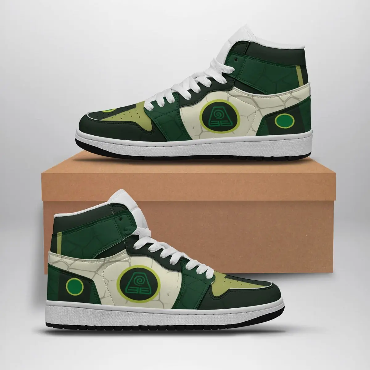 Earthbenders Avatar Air Jordan 1 Shoes