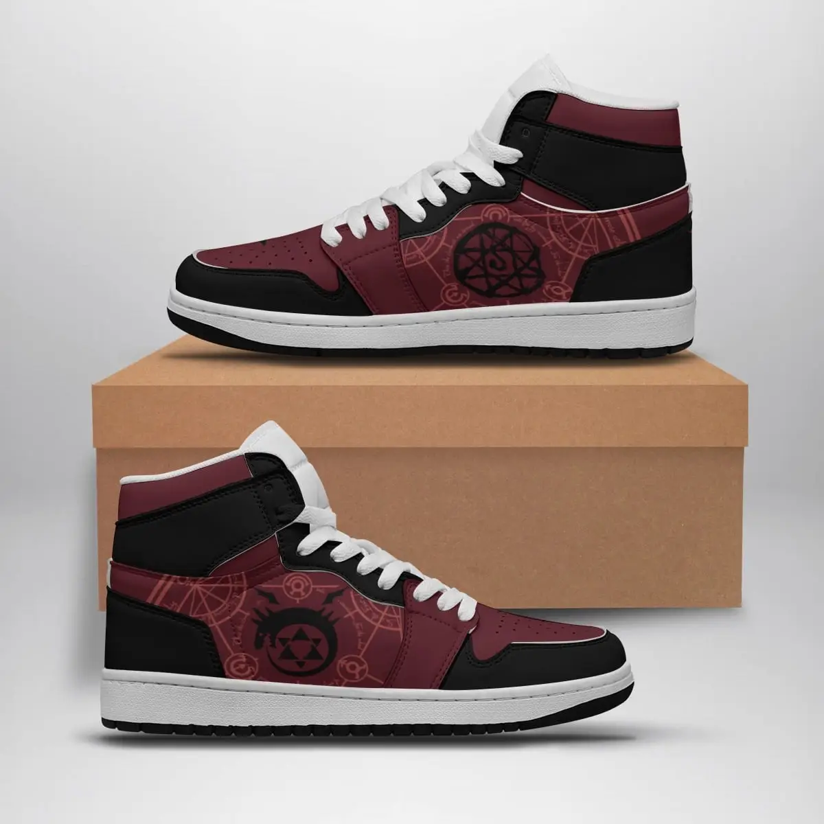 Edward Fullmetal Alchemist Air Jordan 1 Shoes