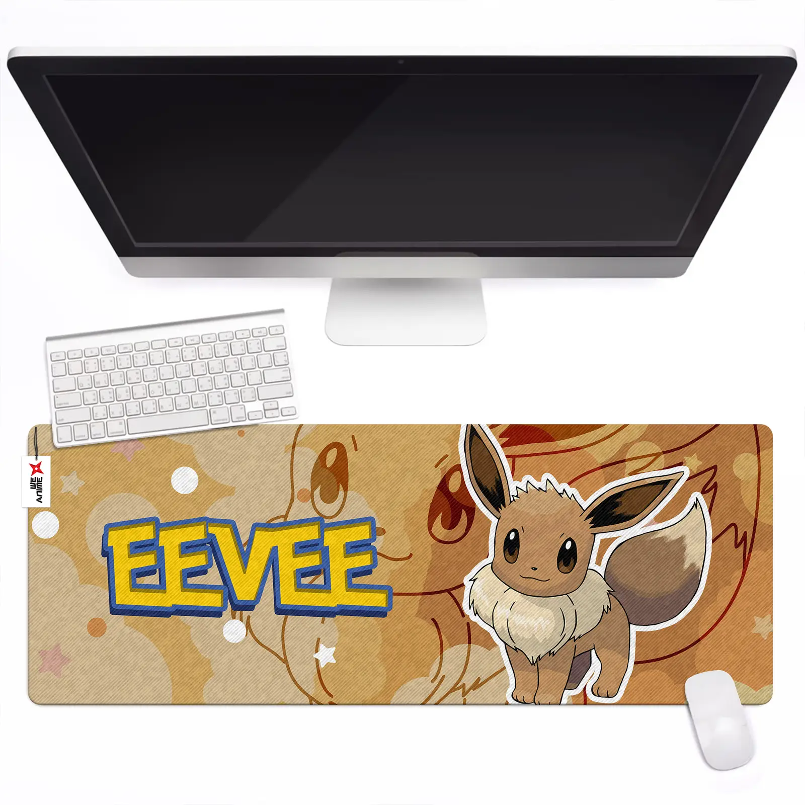 Eevee Mouse Mat Custom Anime Personalized Mouse Pad