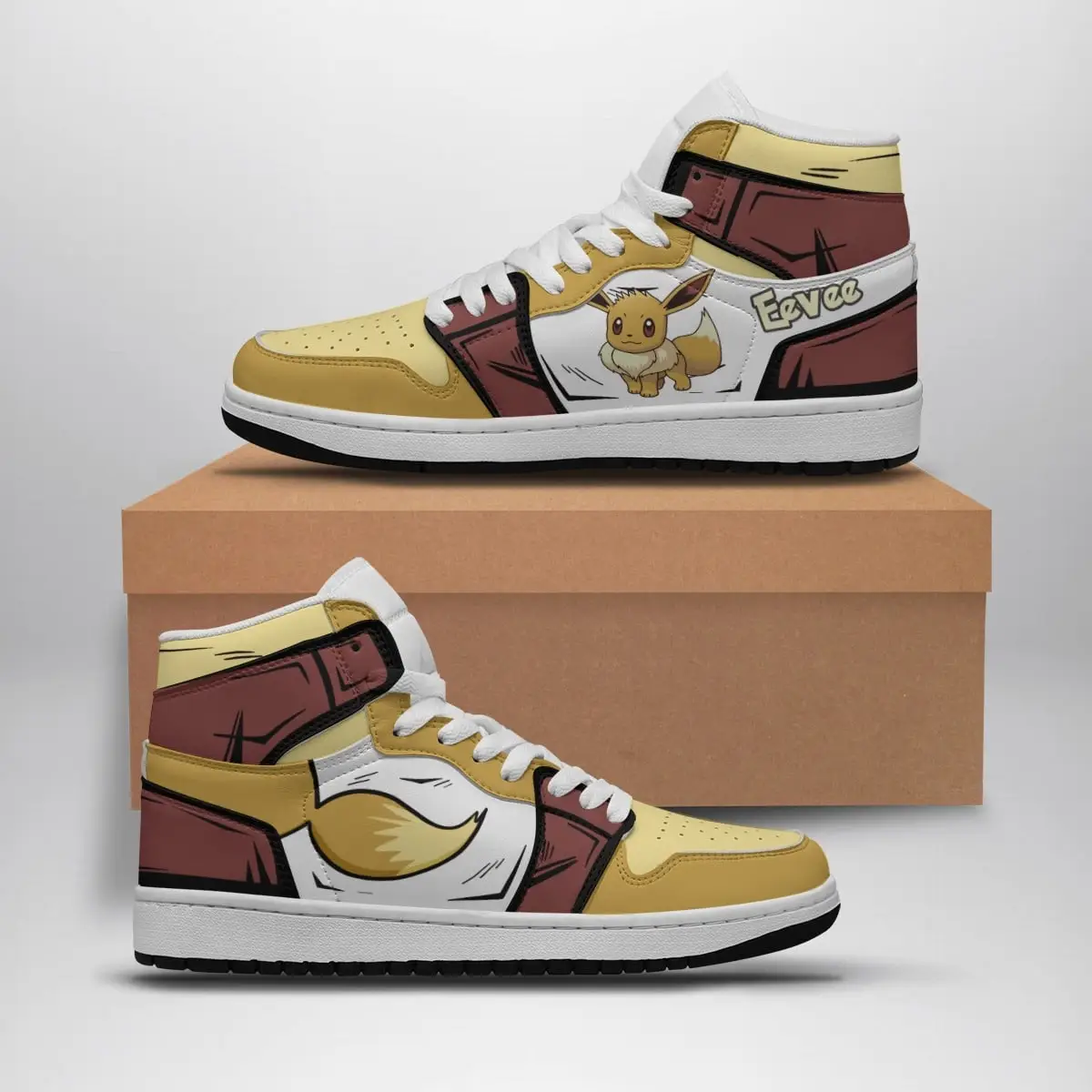 Eevee V2 Pokemon Air Jordan 1 Shoes