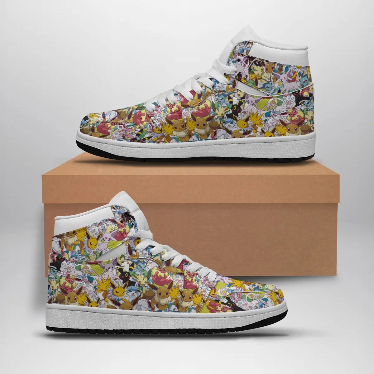 Eeveelutions Pokemon Air Jordan 1 Shoes