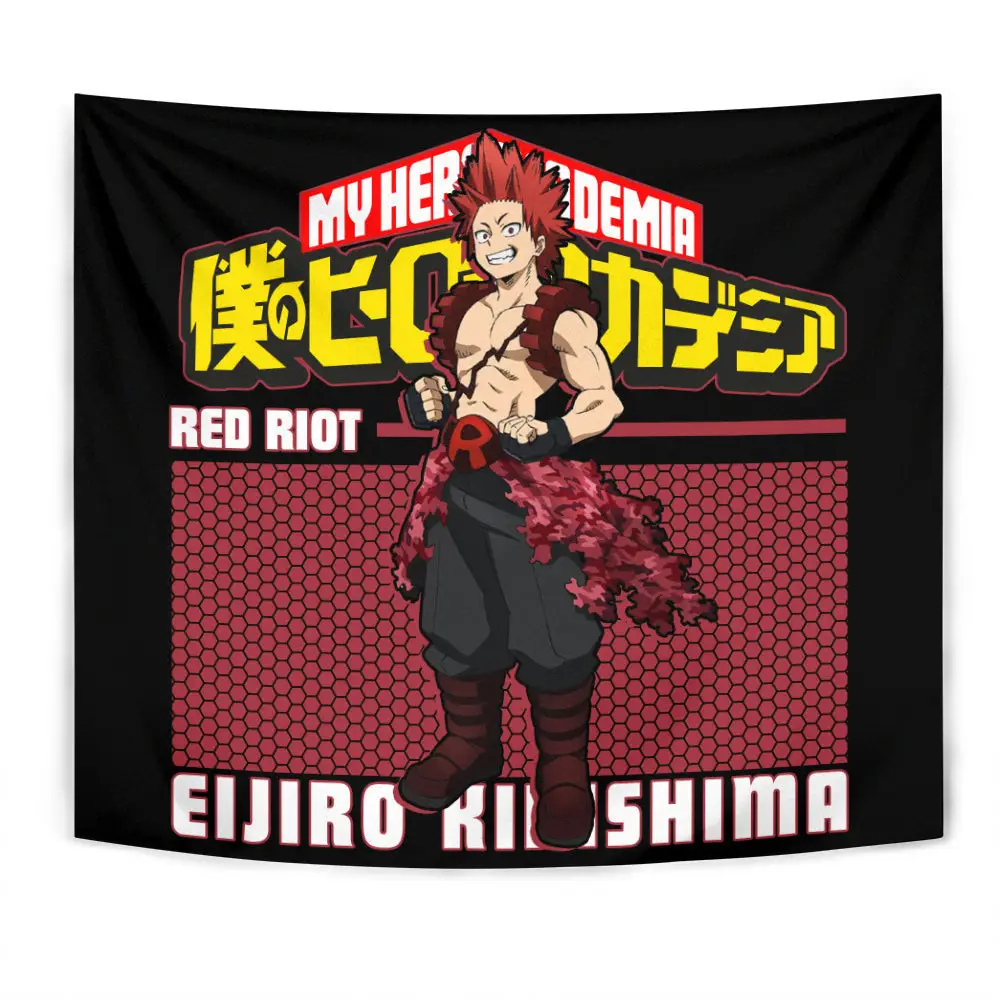 Eijiro Kirishima Tapestry Custom Anime Home Decor