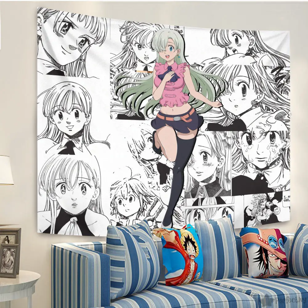 Elizabeth Liones Tapestry Custom Seven Deadly Sins Manga Anime Wall Decor