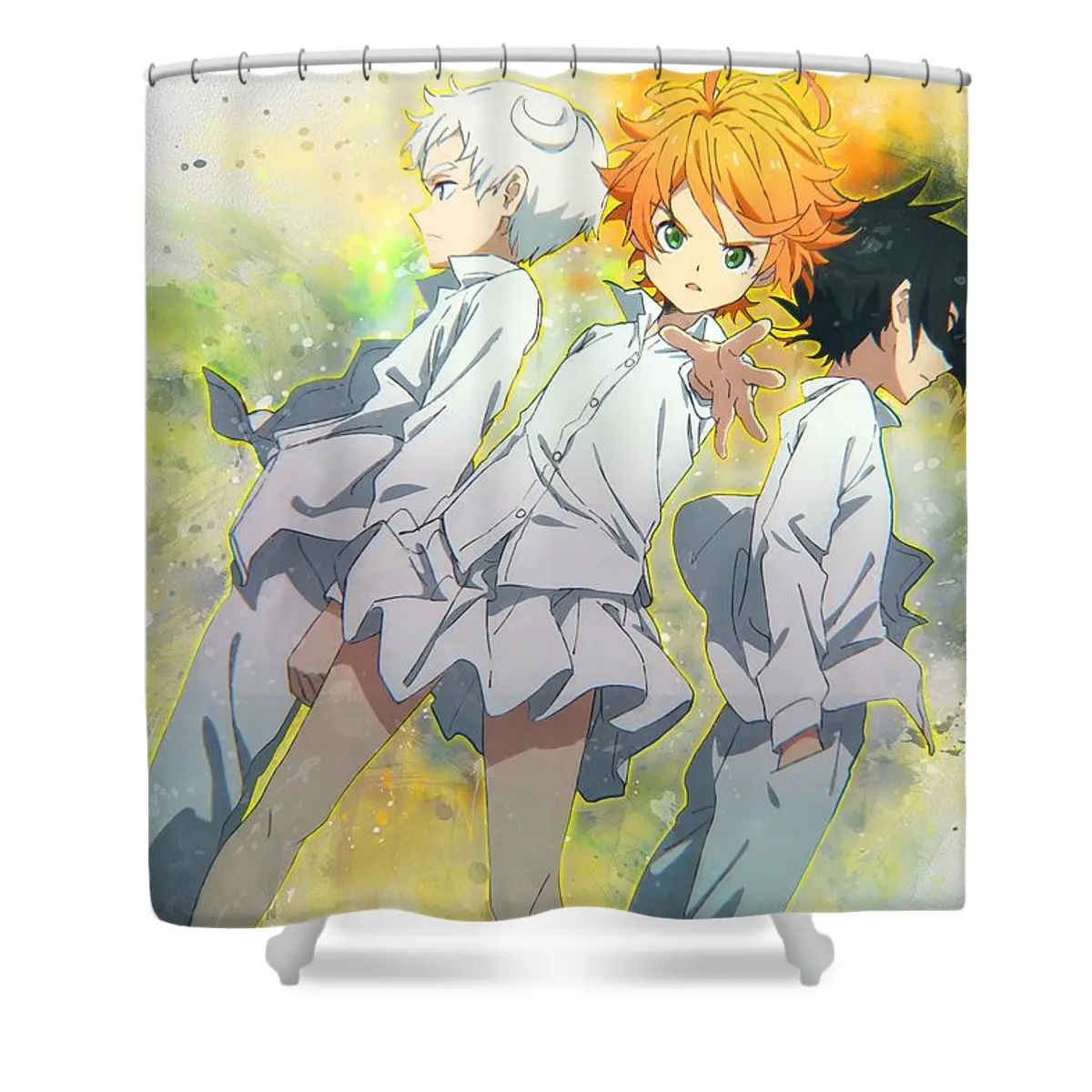 Emma Ray Norman Artwork Shower Curtain | Anime Shower Curtains