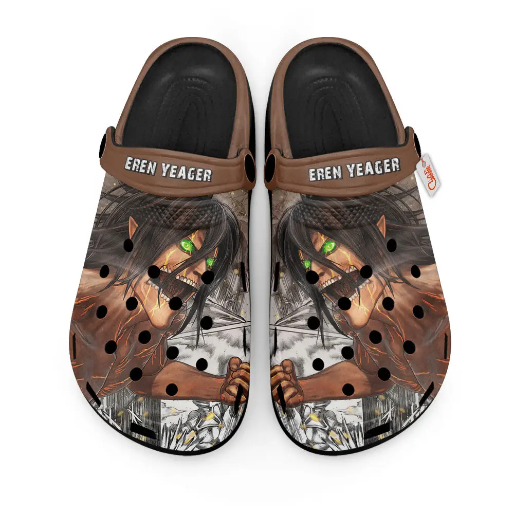 Eren Yeager Titan Personalized Anime Clogs