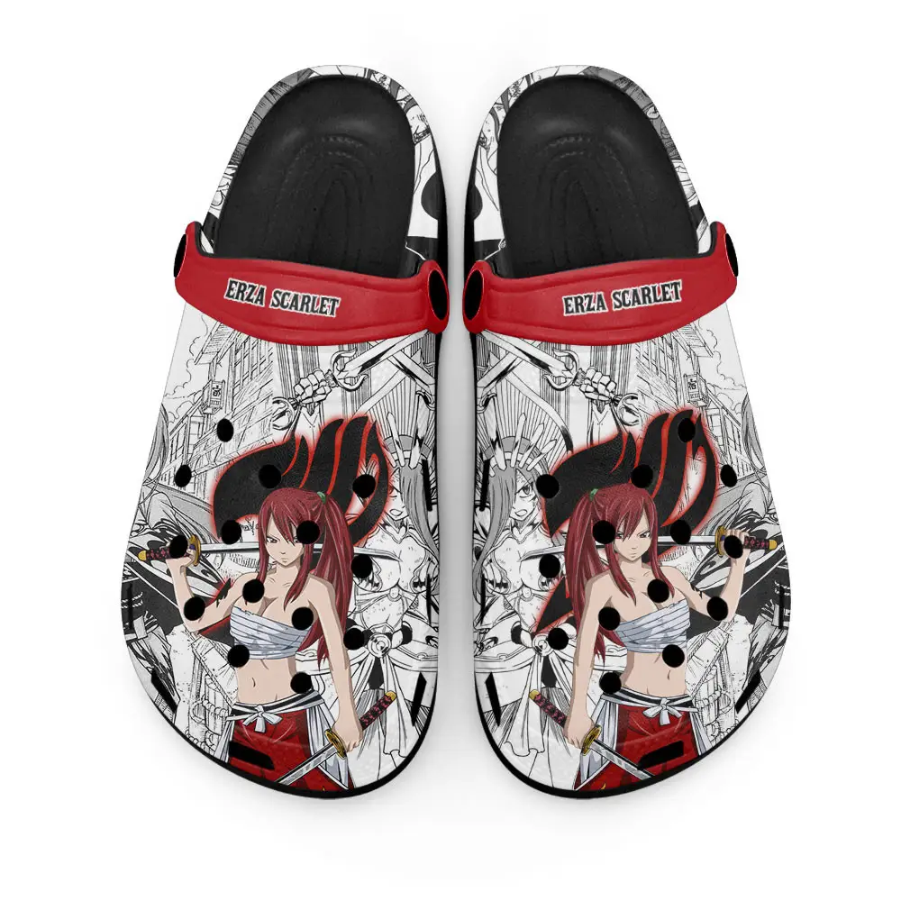 Erza Scarlet Premium EVA Clogs Custom Name