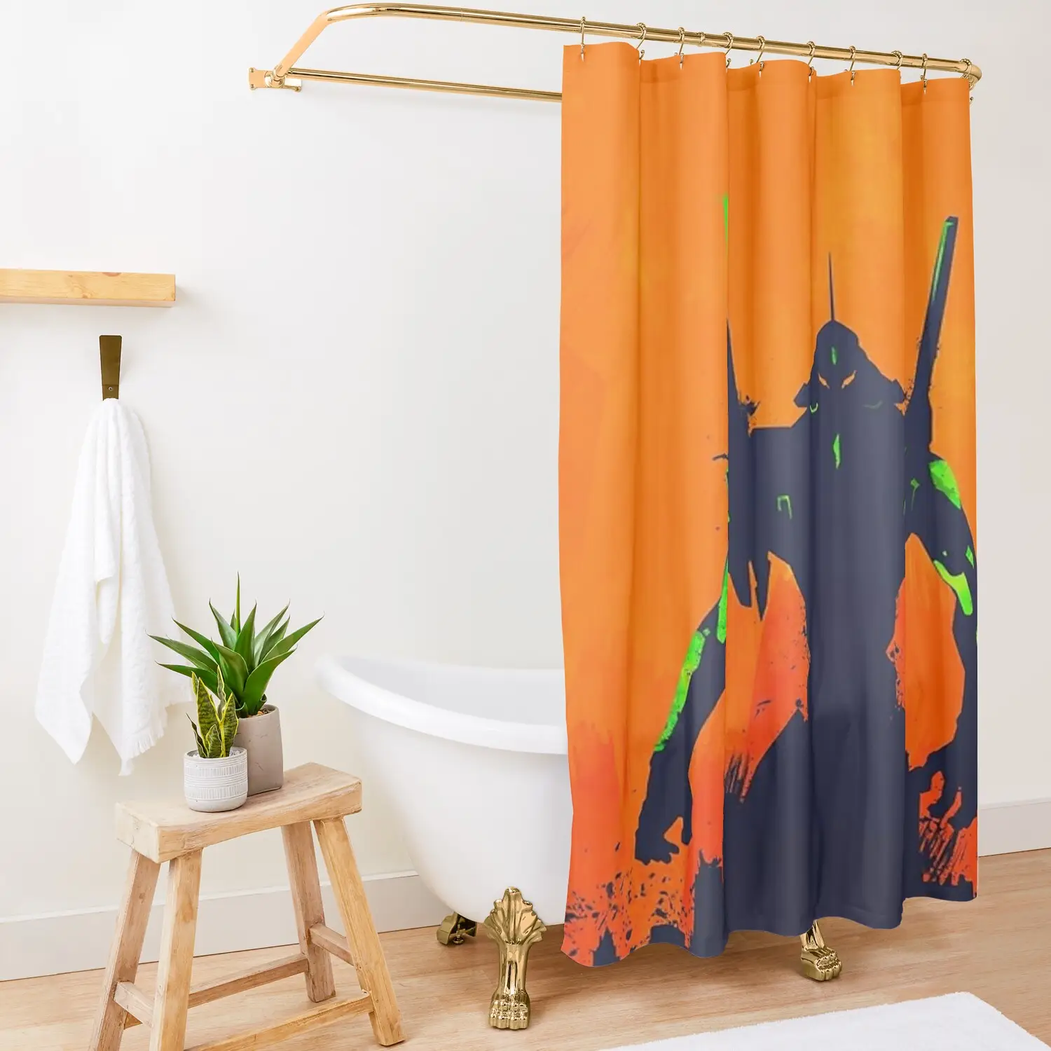 Eva 01 Shower Curtain Anime Shop