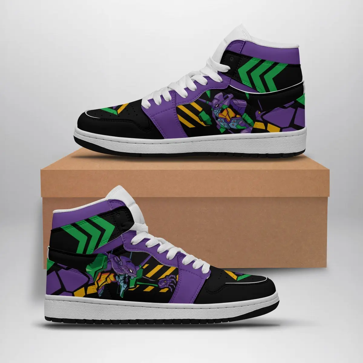 Eva 1 Neon Genesis Evangelion Air Jordan 1 Shoes