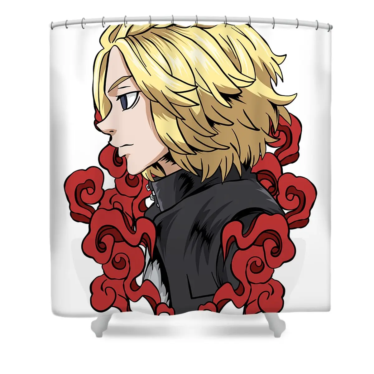Experience Tokyo Revengers - Sano Manjiro Cool Gifts Shower Curtain | Anime Shower Curtains