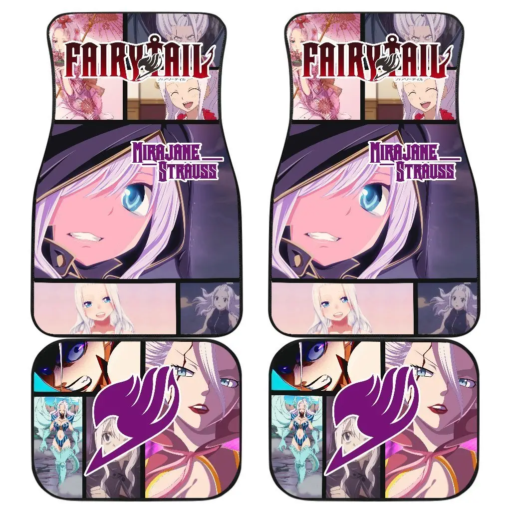 Fairy Tail Mirajane Strauss Car Floor Mats Anime Gift