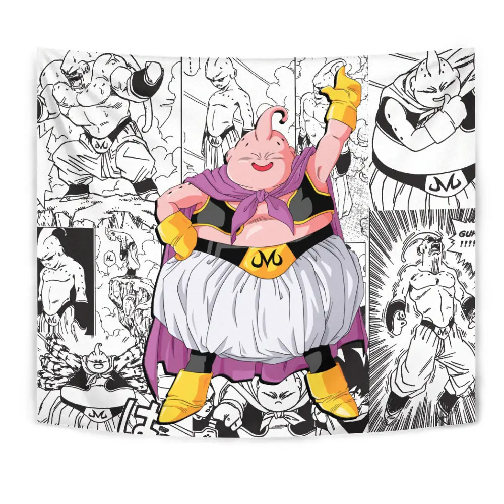 Fat Majin Buu Tapestry Custom Anime Manga Wall Decor