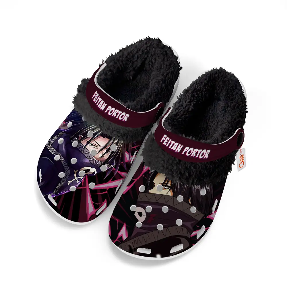 Feitan Portor Fleece-Lined Clogs Custom Name