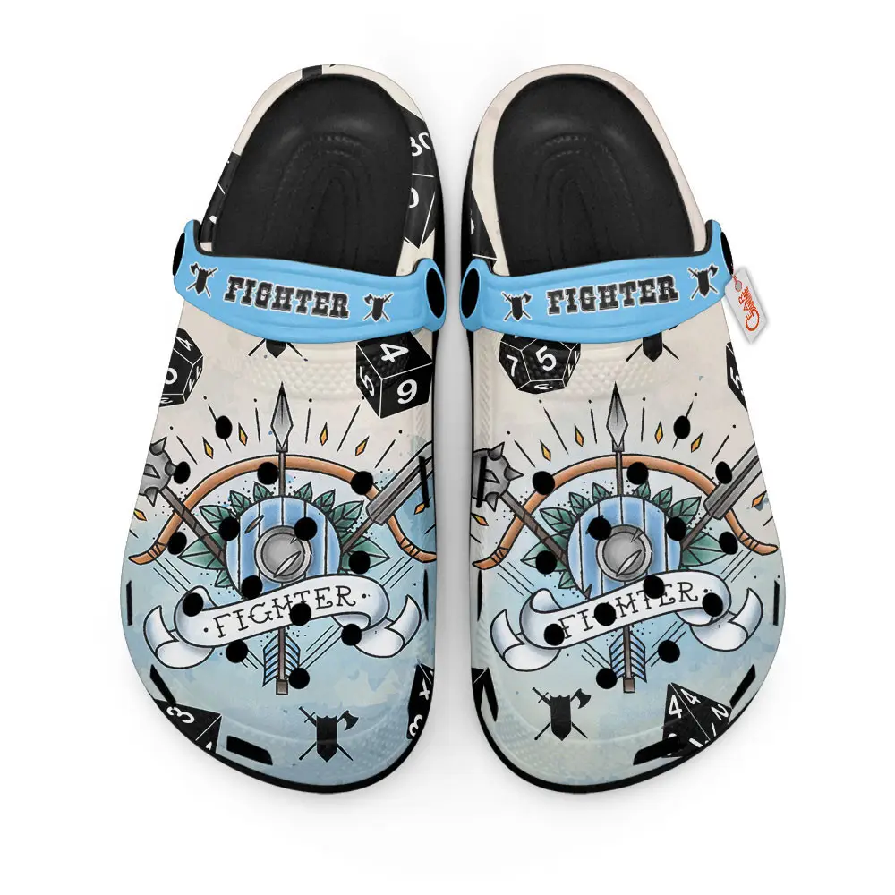 Fighter Dungeons And Dragons Premium EVA Clogs