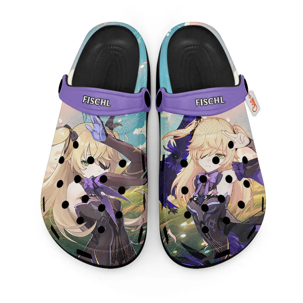Fischl Genshin Impact Edition Premium Clogs Personalized Name