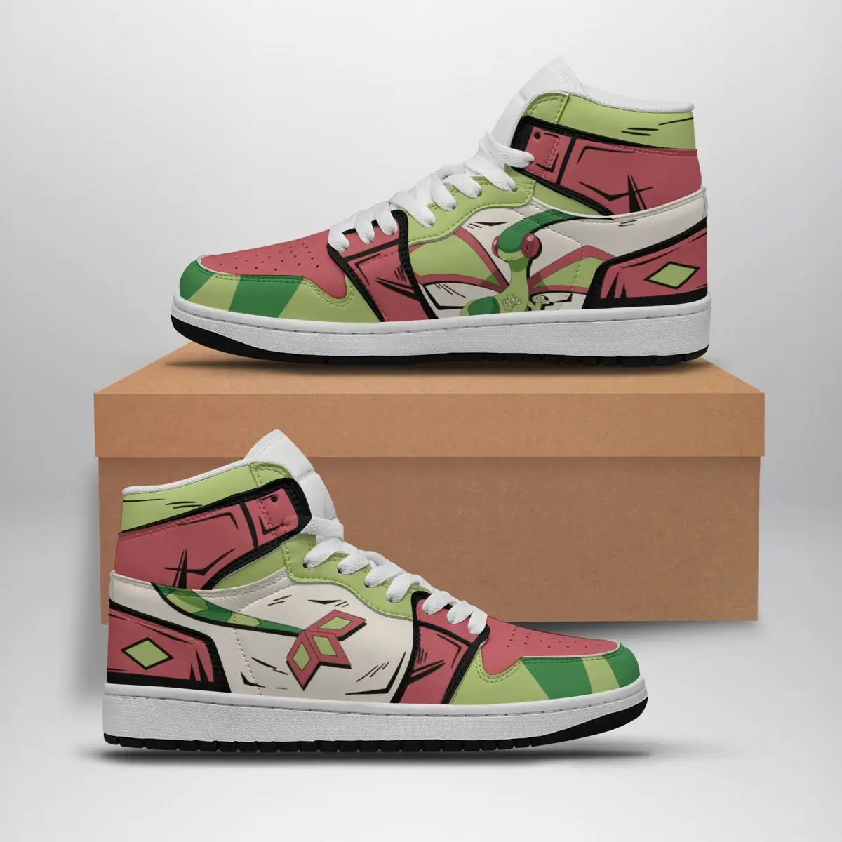 Flygon Pokemon Air Jordan 1 Shoes