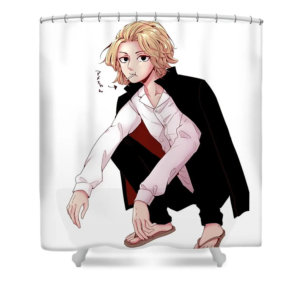 For Mens Womens Takemichi Movies Hanagaki Awesome Shower Curtain | Anime Shower Curtains