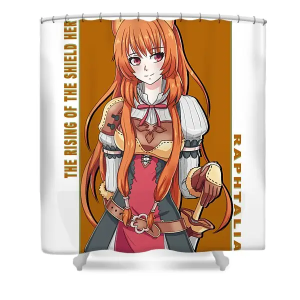 Funny Raphtalia Rising Of The Shield Hero Manga Shower Curtain | Anime Shower Curtains