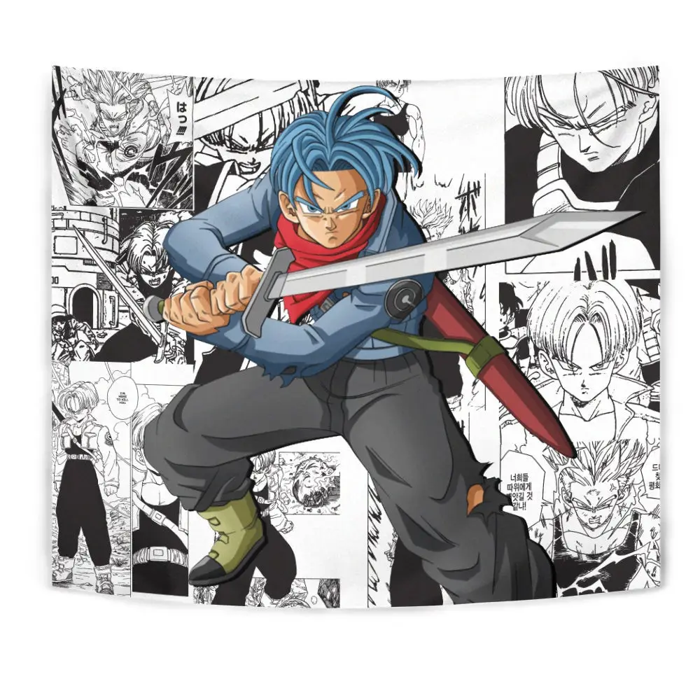 Future Trunks Tapestry Custom Anime Manga Wall Decor
