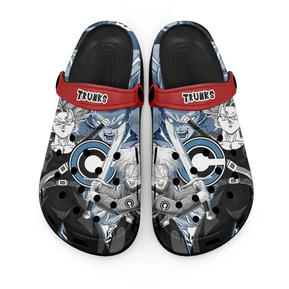 Future Trunks Ultra SSJ Premium EVA Clogs Custom Name