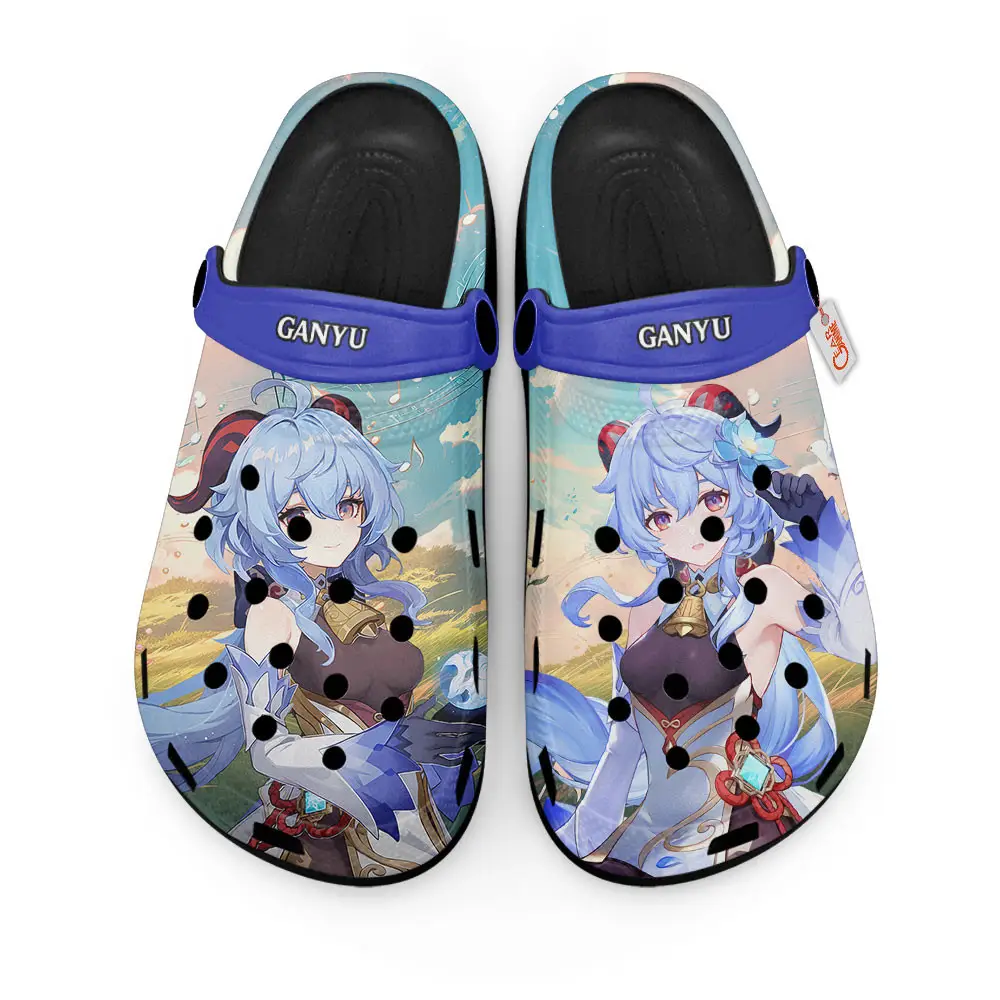 Ganyu Genshin Impact Edition Premium Clogs Personalized Name