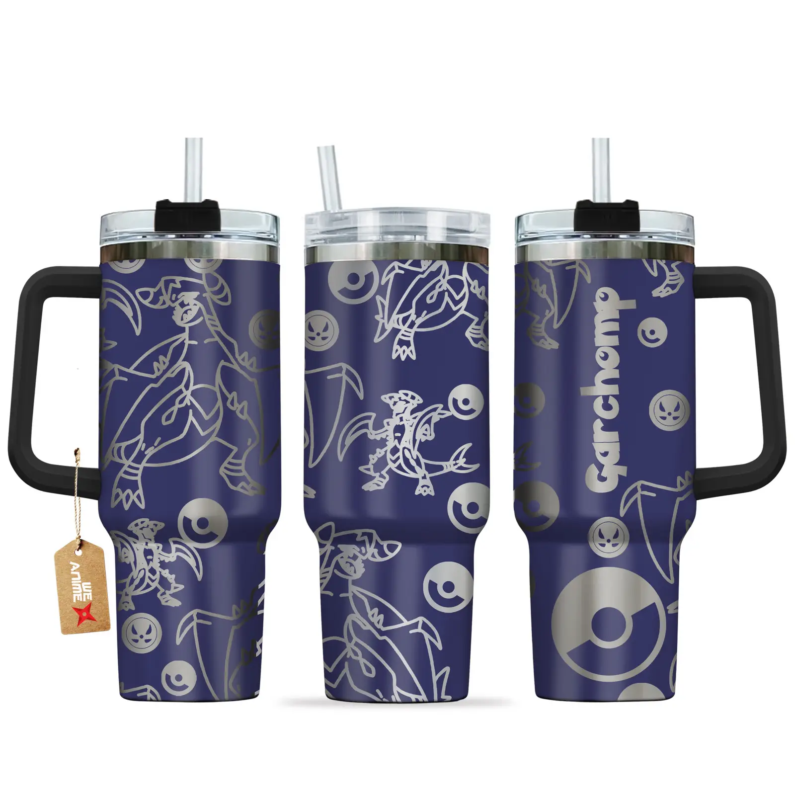 Garchomp Anime Tumbler 40oz Collection