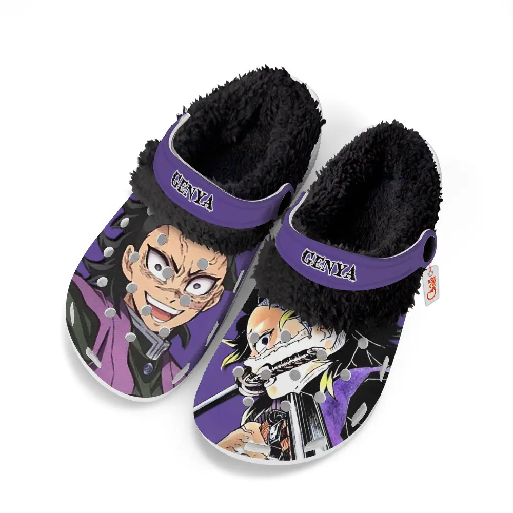 Genya Shinazugawa Fleece-Lined Clogs Custom Name