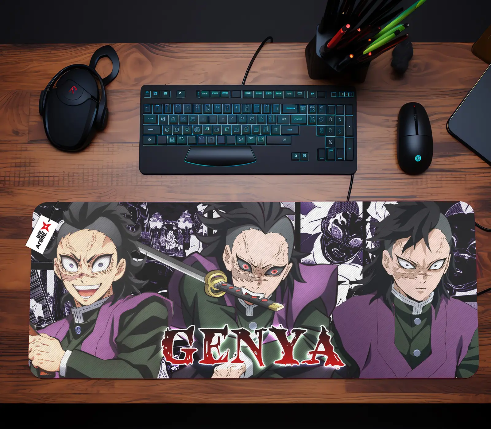 Genya Shinazugawa Mouse Mat Personalized Name