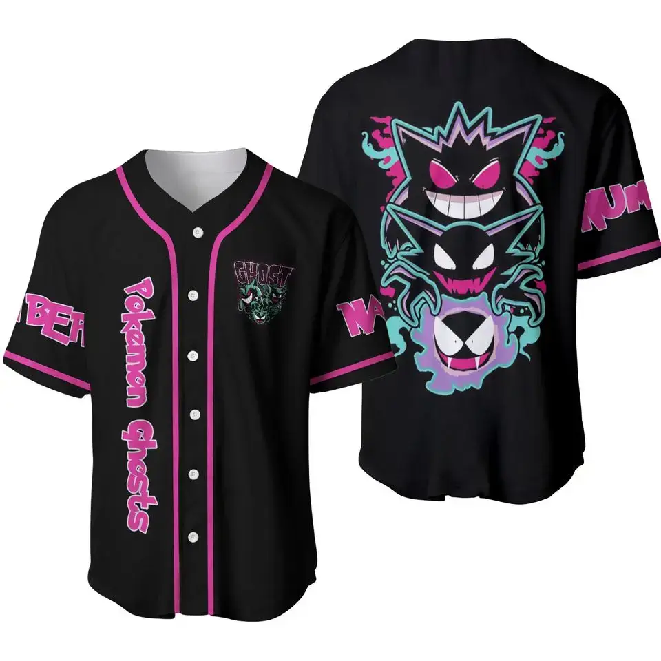 Ghost Jersey, Anime Game Jerset, Custom Player Name - Benietee Shop