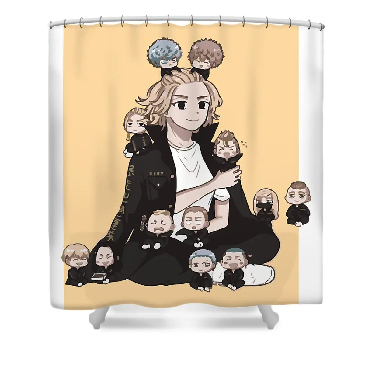 Gifts For Women Takemichi Movies Hanagaki Graphic For Fans Shower Curtain | Anime Shower Curtains