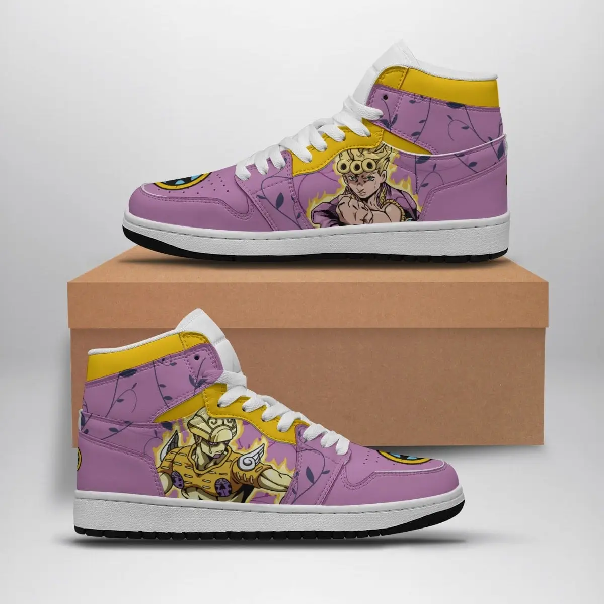 Giorno Giovanna Jojo's Bizarre Adventure Air Jordan 1 Shoes