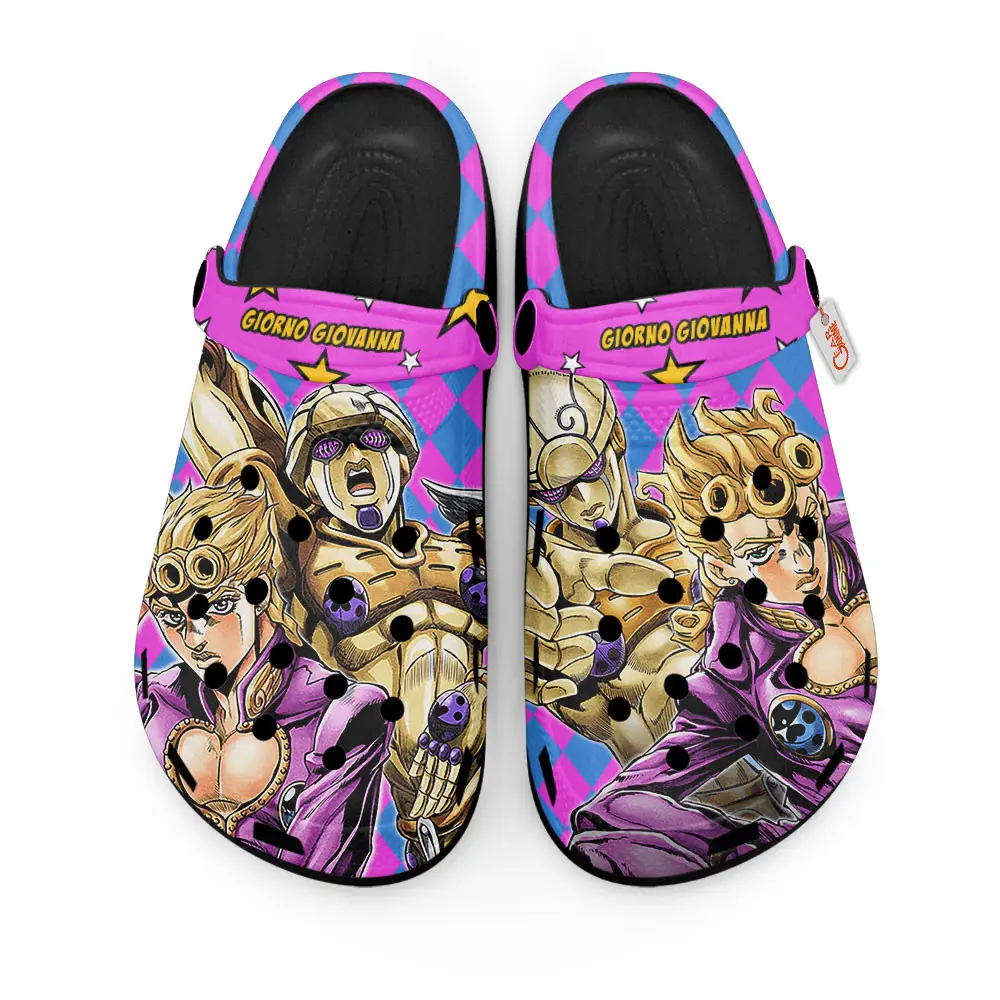 Giorno Giovanna Personalized Anime Clogs