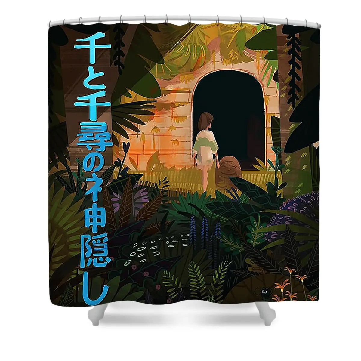 Girl Shower Curtain | Anime Shower Curtains