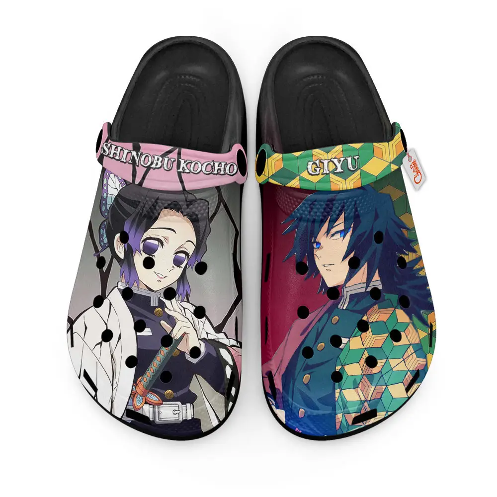 Giyu and Shinobu Edition Custom Anime Clogs