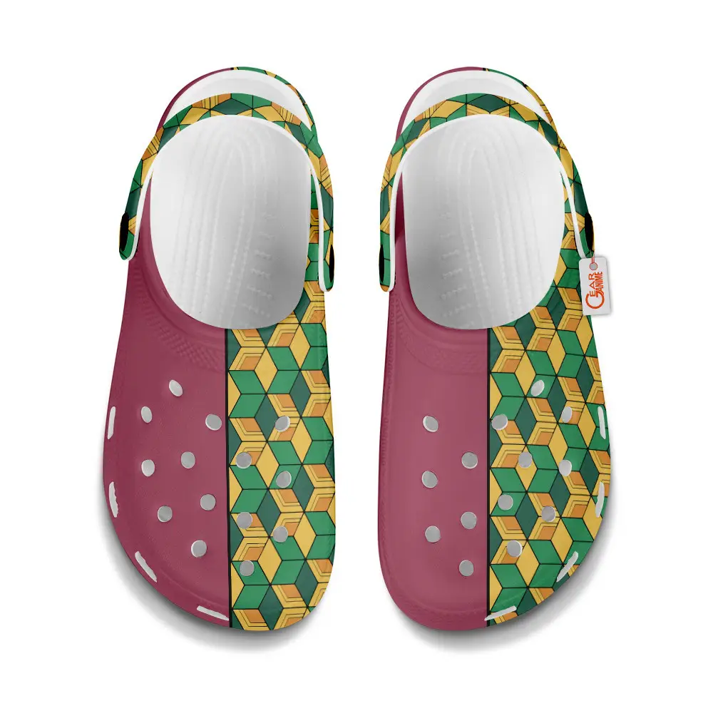 Giyu Tomioka Edition Custom Anime Clogs Cosplay Style
