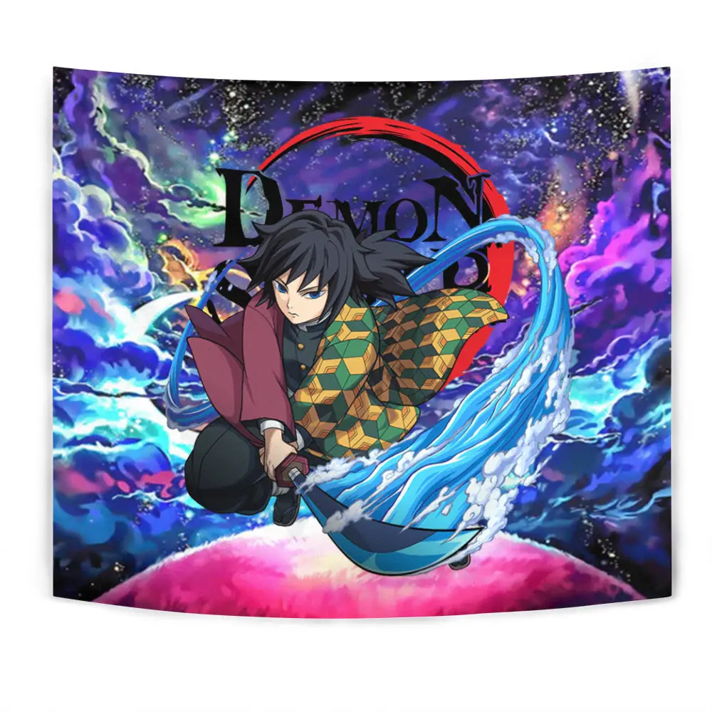 Giyuu Tomioka Tapestry Custom Galaxy Anime Wall Decor