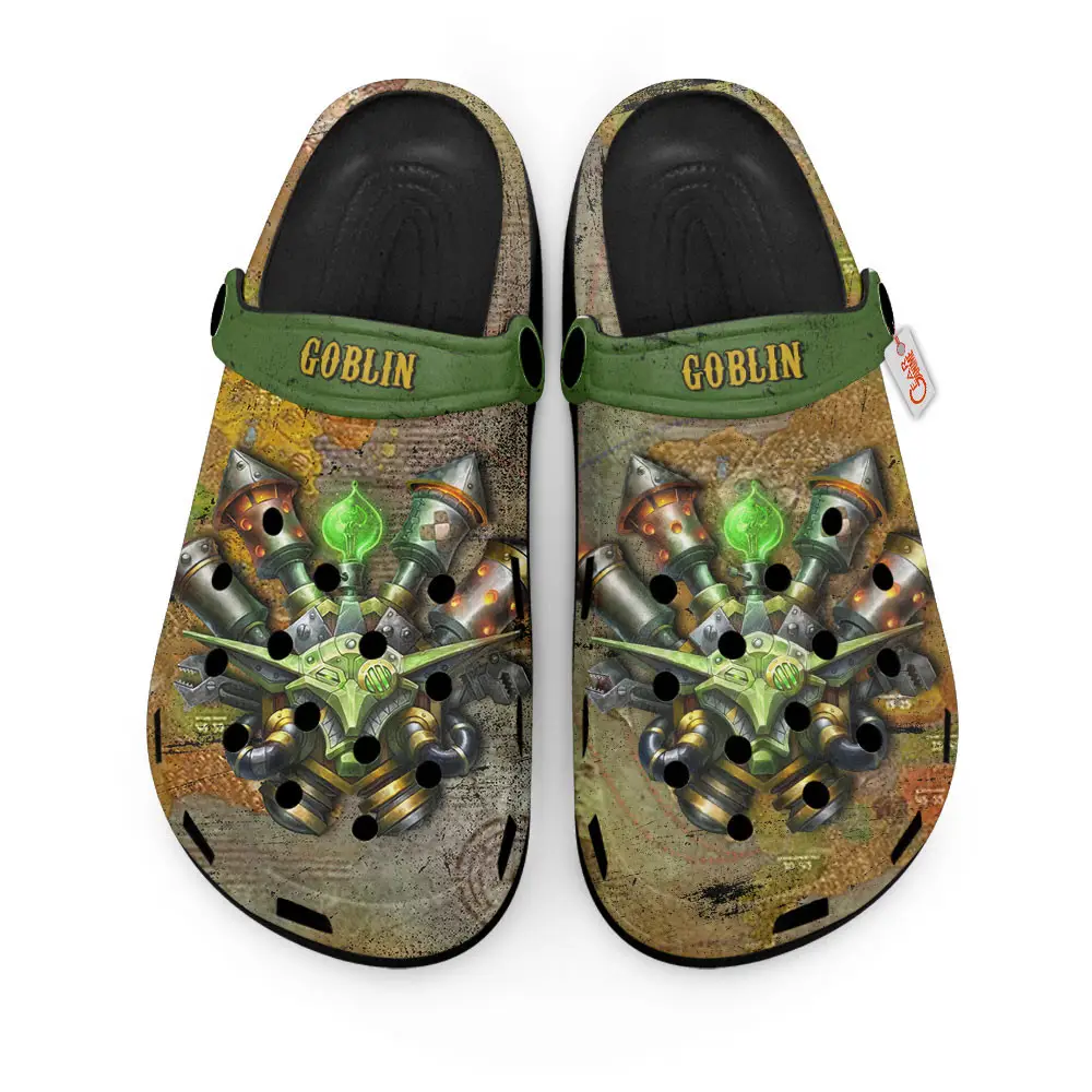 Goblin World Of Warcraft Edition Premium Clogs for True Fans Custom Name