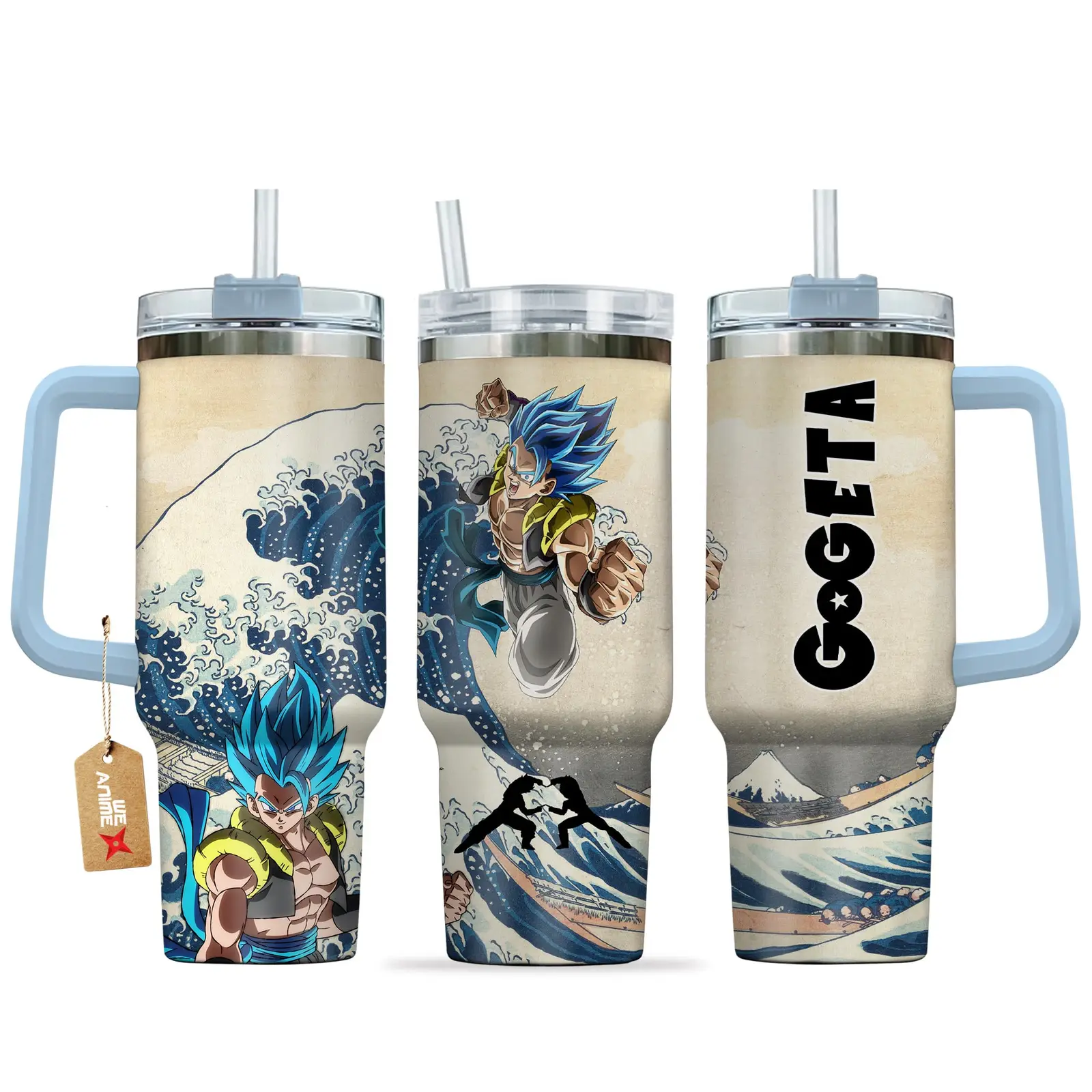 Gogeta Anime Tumbler 40oz Kanagawa Collection
