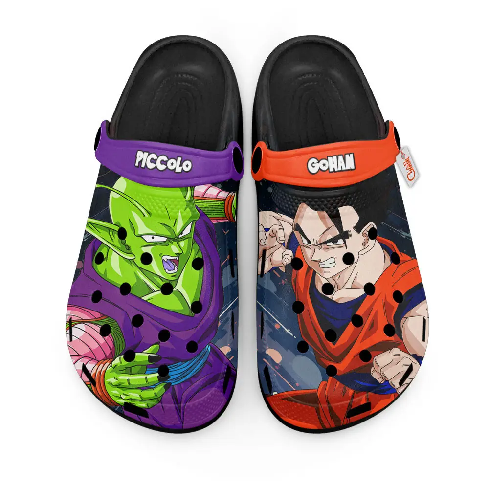 Gohan and Piccolo Edition Custom Anime Clogs